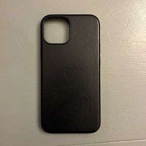 iPhone 13 Mini Apple Leather Case Black